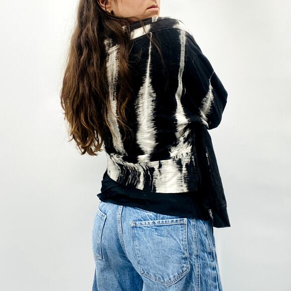 Isabel Marant Etoile 1 Black Striped Cardigan - Picture 7 of 7